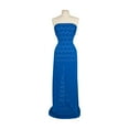 thumbnail image 1 of Zelouf Florence Daisy Knit Eyelet  , Sewing, DIY, Crafts Fabric by the Yard, Luminous Cobalt, 10 Yard, 1 of 3