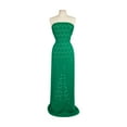 thumbnail image 1 of Zelouf Florence Daisy Knit Eyelet  , Sewing, DIY, Crafts Fabric by the Yard, Luminous Emerald, 10 Yard, 1 of 3