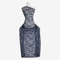 thumbnail image 1 of Zelouf Flotus Flower Lace  , Sewing, DIY, Crafts Fabric by the Yard, Navy Bliss, 1 Yard, 1 of 2