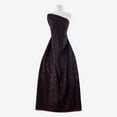 thumbnail image 1 of Zelouf Flourish Bonded Sequence Lace  , Sewing, DIY, Crafts Fabric by the Yard, Black/wine, 1 Yard, 1 of 2