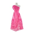 thumbnail image 1 of Zelouf Flower Burn Out Organza  , Sewing, DIY, Crafts Fabric by the Yard, Cerise Blush, 10 Yard, 1 of 2