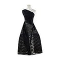 thumbnail image 1 of Zelouf Flower Lace  , Sewing, DIY, Crafts Fabric by the Yard, Black, 10 Yard, 1 of 2