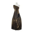 thumbnail image 1 of Zelouf Foggy Foil Chiffon  , Sewing, DIY, Crafts Fabric by the Yard, Black/gold, 20 Yard, 1 of 2