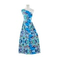 thumbnail image 1 of Zelouf Folk Art On Ity  , Sewing, DIY, Crafts Fabric by the Yard, 445 Blue/navy, 3 Yard, 1 of 2