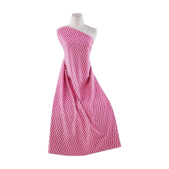 Zelouf Fukuro Jqd Knit [Ing-5-6162 Des#3]  , Sewing, DIY, Crafts Fabric by the Yard, Mod Pink, 3 Yard