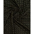 thumbnail image 1 of Zelouf Geo Glitter On Slinky Knit  , Sewing, DIY, Crafts Fabric by the Yard, Black/gold, 20 Yard, 1 of 2