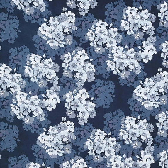 Zelouf Goodnight Floral Print Mikado , Sewing, DIY, Crafts Fabric by the Yard, Grey Combo, 20 Yard