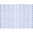 thumbnail image 1 of Zelouf Guardian All Over Eyelet Embroidery Cotton  , Sewing, DIY, Crafts Fabric by the Yard, White/peri, 50 Yard, 1 of 2
