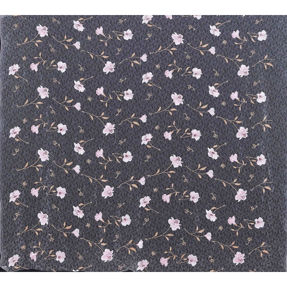 Zelouf Harriet Floral Embroidery Lace Mesh , Sewing, DIY, Crafts Fabric by the Yard, Rose Mist, 5 Yard