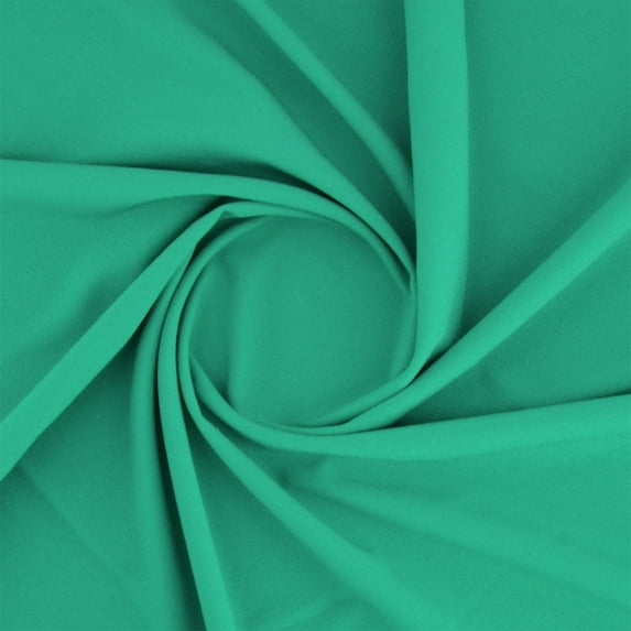 Zelouf Havana Knit Crepe , Sewing, DIY, Crafts Fabric by the Yard, Emerald Wave, 10 Yard
