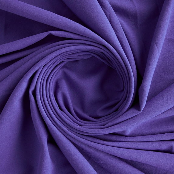 Zelouf Havana Knit Crepe , Sewing, DIY, Crafts Fabric by the Yard, Lush Violet, 20 Yard