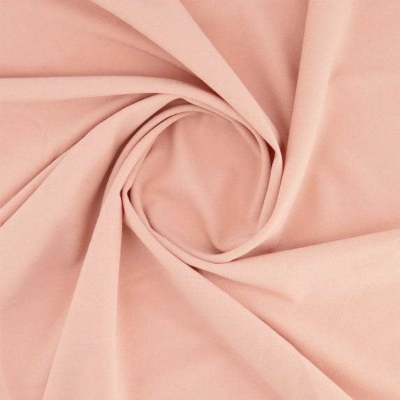 Zelouf Havana Knit Crepe , Sewing, DIY, Crafts Fabric by the Yard, Tranquil Blush, 10 Yard