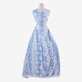 thumbnail image 1 of Zelouf Heather Puff Print Ity  , Sewing, DIY, Crafts Fabric by the Yard, Blue Combo, 5 Yard, 1 of 2