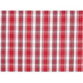 thumbnail image 1 of Zelouf Helena Yard Dye Taffeta Plaid Lurex  , Sewing, DIY, Crafts Fabric by the Yard, White/silver, 1 Yard, 1 of 2