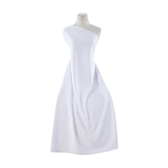 Zelouf Herve Pintuck Body Knit , Sewing, DIY, Crafts Fabric by the Yard, White/silver, 7 Yard