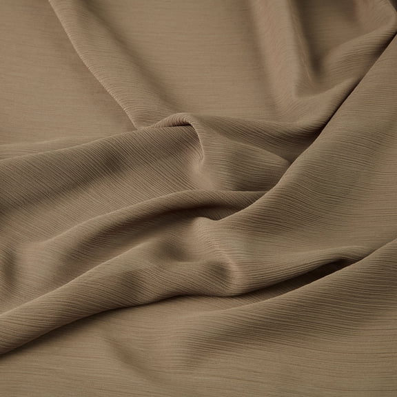 Zelouf Heuddle Yoryu Chiffon, Sewing, DIY, Crafts Fabric by the Yard, New S.taupe, 7 Yard
