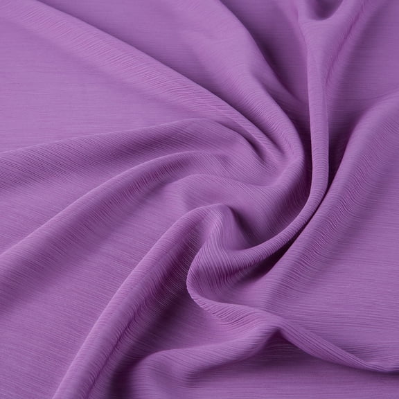 Zelouf Heuddle Yoryu Chiffon, Sewing, DIY, Crafts Fabric by the Yard, Sl. Violet, 7 Yard