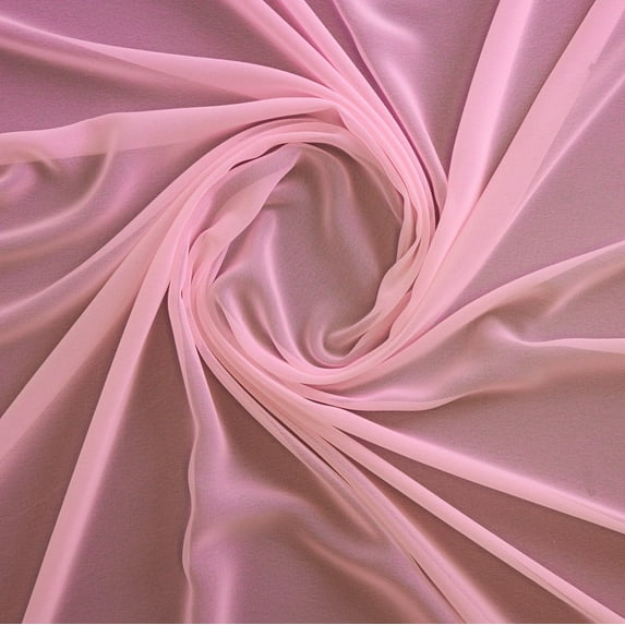 Zelouf Hi Multi Chiffon , Sewing, DIY, Crafts Fabric by the Yard, H Petal, 5 Yard