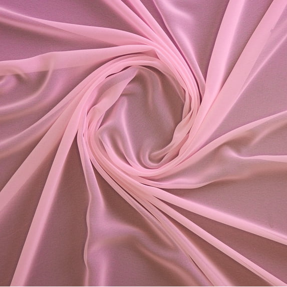 Zelouf Hi Multi Chiffon , Sewing, DIY, Crafts Fabric by the Yard, H Petal, 7 Yard