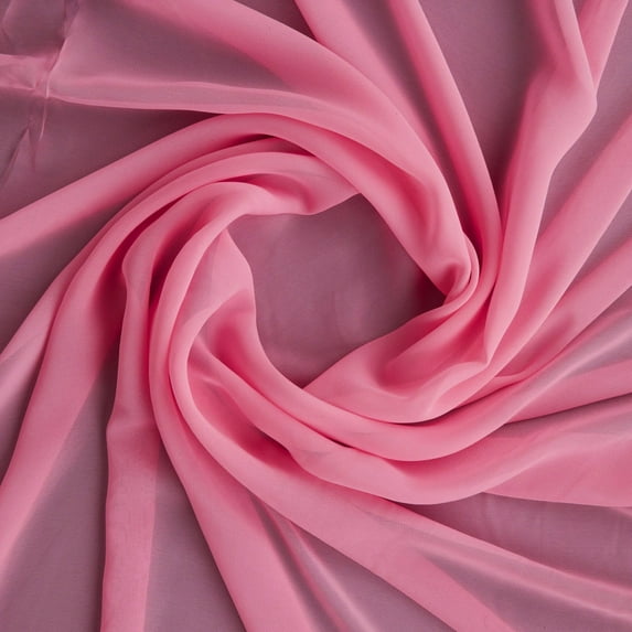 Zelouf Hi-Multi Chiffon , Sewing, DIY, Crafts Fabric by the Yard, Pink Marble, 3 Yard