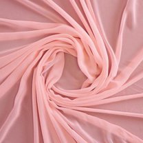 Zelouf Hi Multi Chiffon , Sewing, DIY, Crafts Fabric by the Yard, Pink Rose, 3 Yard