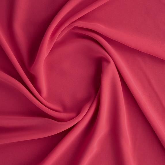 Zelouf Hi Multi Chiffon , Sewing, DIY, Crafts Fabric by the Yard, S Fuchsia, 10 Yard