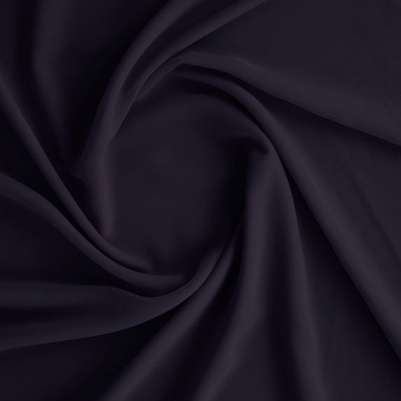 Zelouf Hi Multi Chiffon , Sewing, DIY, Crafts Fabric by the Yard, Swiss Eggplant, 20 Yard