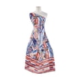 thumbnail image 1 of Zelouf High Multi Chiffon Print  , Sewing, DIY, Crafts Fabric by the Yard, 341 Red/navy, 10 Yard, 1 of 2