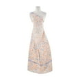 thumbnail image 1 of Zelouf High Multi Chiffon Print  , Sewing, DIY, Crafts Fabric by the Yard, 848 Peach/blue, 1 Yard, 1 of 2