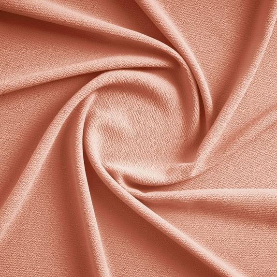 Zelouf Hilton Woven Crepe , Sewing, DIY, Crafts Fabric by the Yard, Coral Dream 22, 7 Yard