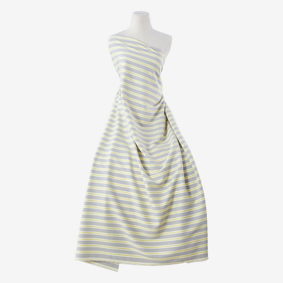 Zelouf Hodgkin Stripe Suiting , Sewing, DIY, Crafts Fabric by the Yard, Yellow Combo, 20 Yard