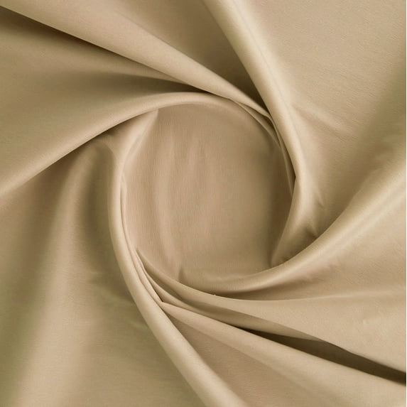 Zelouf Iridescent Stretch Taffeta , Sewing, DIY, Crafts Fabric by the Yard, Beige Powder, 5 Yard
