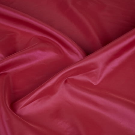 Zelouf Iridescent Taffeta , Sewing, DIY, Crafts Fabric by the Yard, Raspberry, 20 Yard