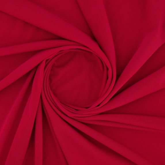 Zelouf Ity Jersey Knit , Sewing, DIY, Crafts Fabric by the Yard, Lush Ruby, 1 Yard