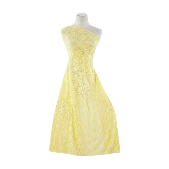 Zelouf Jacky Lace  , Sewing, DIY, Crafts Fabric by the Yard, Pretty Yellow, 3 Yard