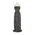 thumbnail image 1 of Zelouf Jade Medallion Glitter Lacquer Knit  , Sewing, DIY, Crafts Fabric by the Yard, Black/rosegold/grey, 20 Yard, 1 of 3