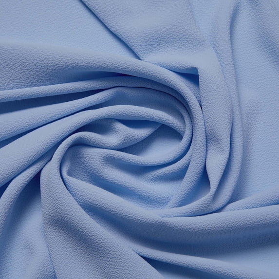 Zelouf Jane Chiffon , Sewing, DIY, Crafts Fabric by the Yard, 461 Peri Blue, 3 Yard