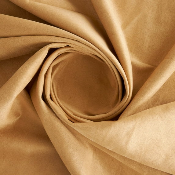 Zelouf Janie Scuba Suede , Sewing, DIY, Crafts Fabric by the Yard, Fine Gold, 10 Yard