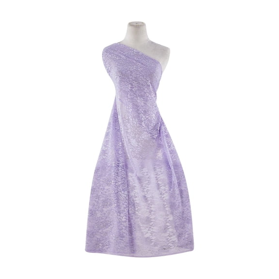 Zelouf Jasmine Silver Metallic Lace , Sewing, DIY, Crafts Fabric by the Yard, Lilac Angel, 50 Yard