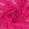 thumbnail image 1 of Zelouf Jayla Scallop Stretch Lace With Glitter  , Sewing, DIY, Crafts Fabric by the Yard, Berry Wave, 5 Yard, 1 of 2