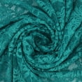 thumbnail image 1 of Zelouf Jayla Scallop Stretch Lace With Glitter  , Sewing, DIY, Crafts Fabric by the Yard, Jade Wave, 5 Yard, 1 of 2
