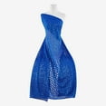 thumbnail image 1 of Zelouf Jewel Geo Two Tone Trans Lace  , Sewing, DIY, Crafts Fabric by the Yard, Cobalt Delight, 1 Yard, 1 of 2