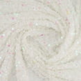 thumbnail image 1 of Zelouf Karina Allover Bead Sequin On Stretch Mesh  , Sewing, DIY, Crafts Fabric by the Yard, White, 5 Yard, 1 of 2