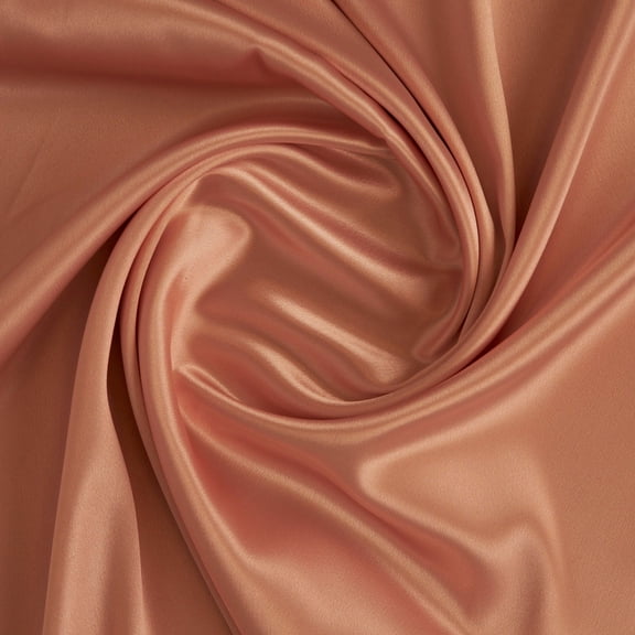 Zelouf Karina Shiny Stretch Satin , Sewing, DIY, Crafts Fabric by the Yard, Blush Mystery, 3 Yard