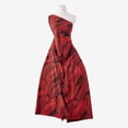 thumbnail image 1 of Zelouf Kelly Brushstroke Scuba Crepe Jacquard  , Sewing, DIY, Crafts Fabric by the Yard, Black/red, 1 Yard, 1 of 2