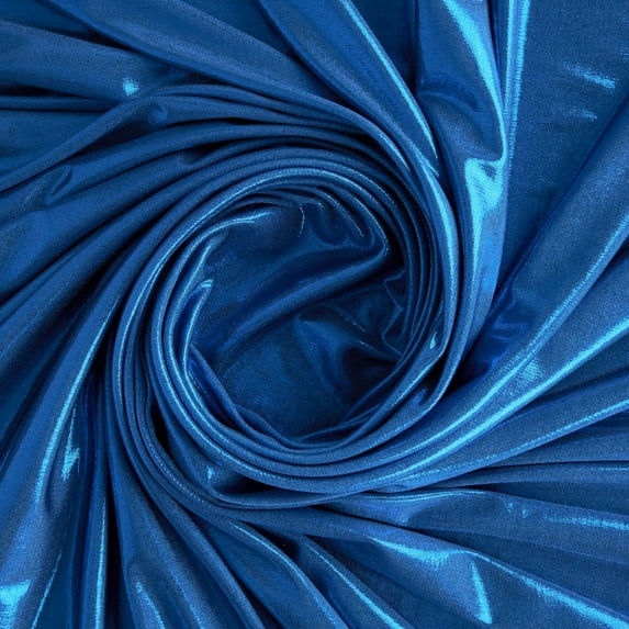 Zelouf Khloe Liquid Jersey Knit , Sewing, DIY, Crafts Fabric by the Yard, Cobalt 11, 50 Yard