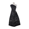 thumbnail image 1 of Zelouf Kiss Bonded Floral Lace W/ Metallic Yarn  , Sewing, DIY, Crafts Fabric by the Yard, Black/silver, 20 Yard, 1 of 2