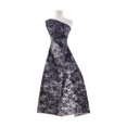 thumbnail image 1 of Zelouf Knit Lace Print  , Sewing, DIY, Crafts Fabric by the Yard, 900 Blk/grey, 10 Yard, 1 of 2