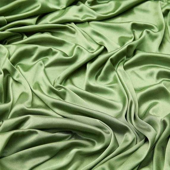 Zelouf Knit Satin Lining , Sewing, DIY, Crafts Fabric by the Yard, Cilantro Paste, 50 Yard