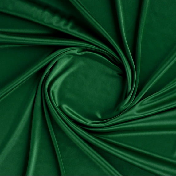 Zelouf Knit Satin Lining , Sewing, DIY, Crafts Fabric by the Yard, Emerald Juicy, 3 Yard